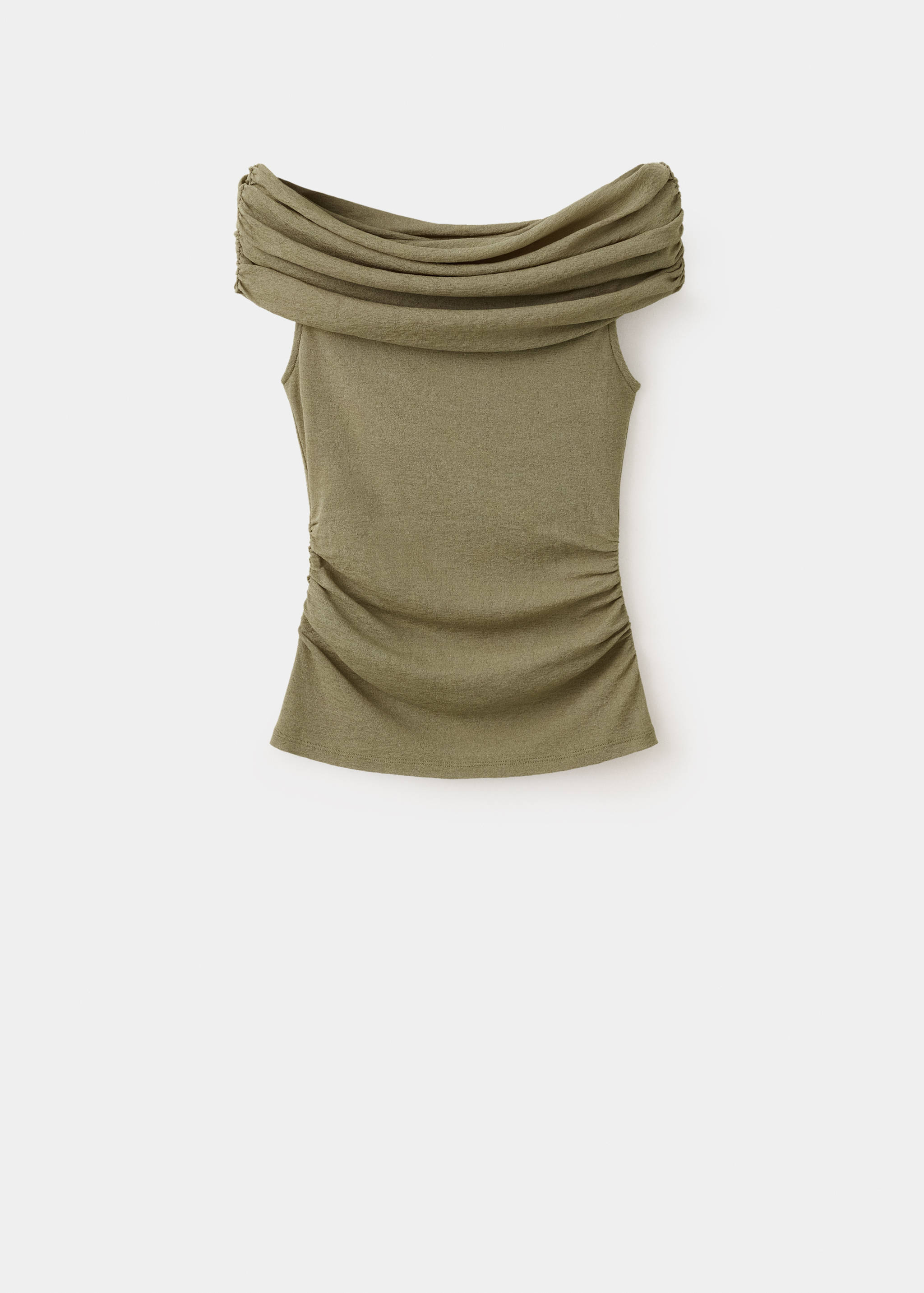 Gathered boat neck top - Article without model