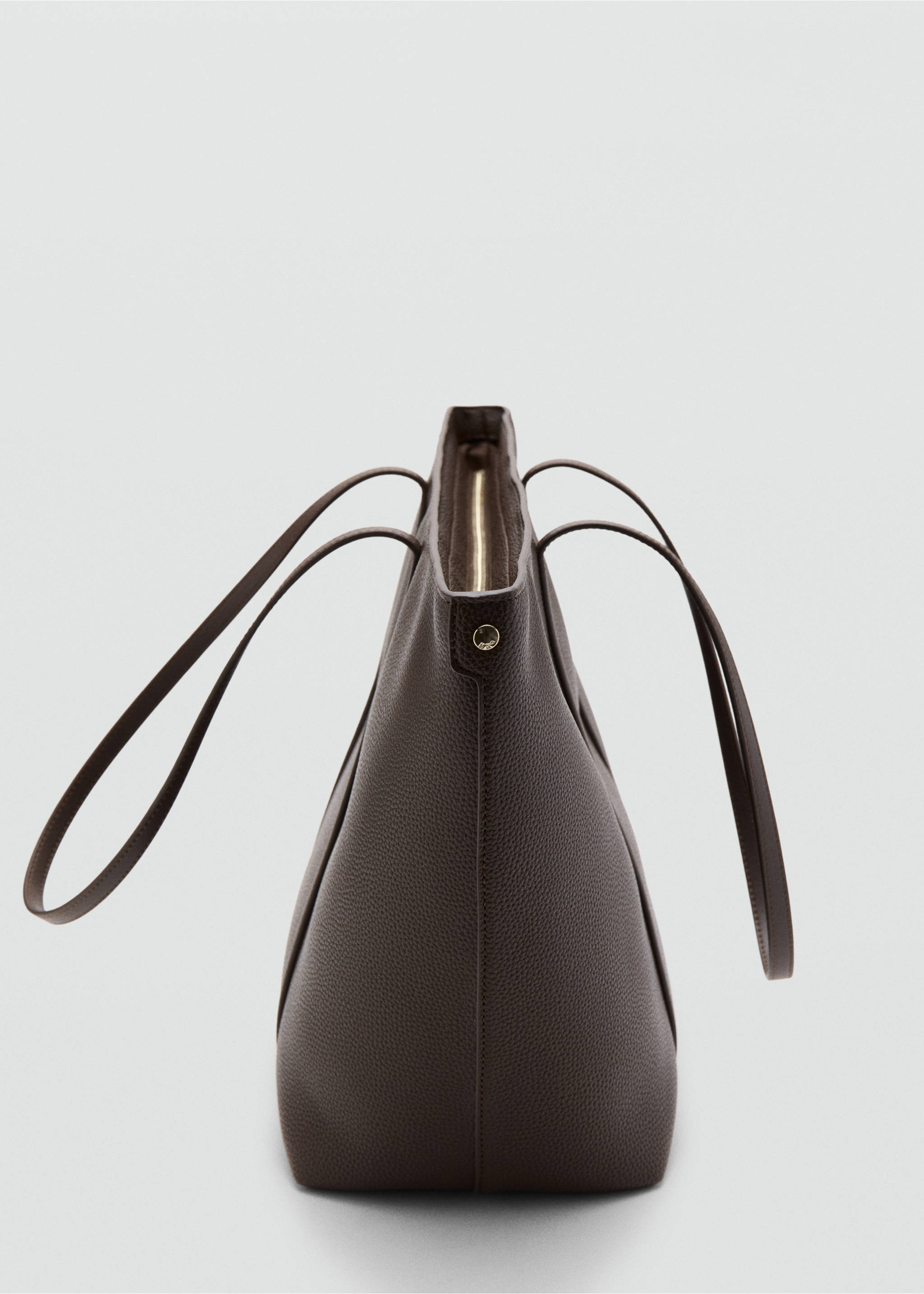 Bolso shopper doble asa - Detalle del artículo 2, Chocolate. Ref: 37071506-00.