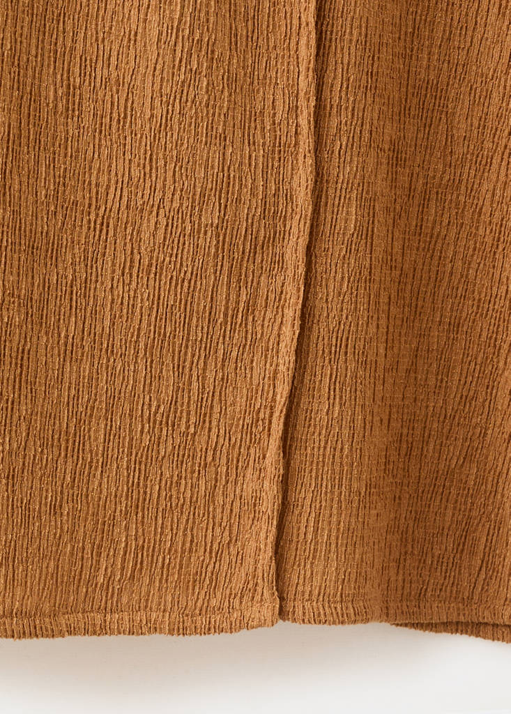 Wrap flowy skirt — Burnt Orange