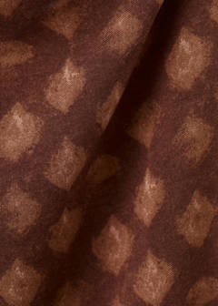 Printed chiffon skirt — Russet 7