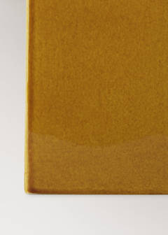 Small 100% ceramic vase — Ochre 3