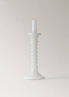 Decorative candelabra candle — Ecru 5