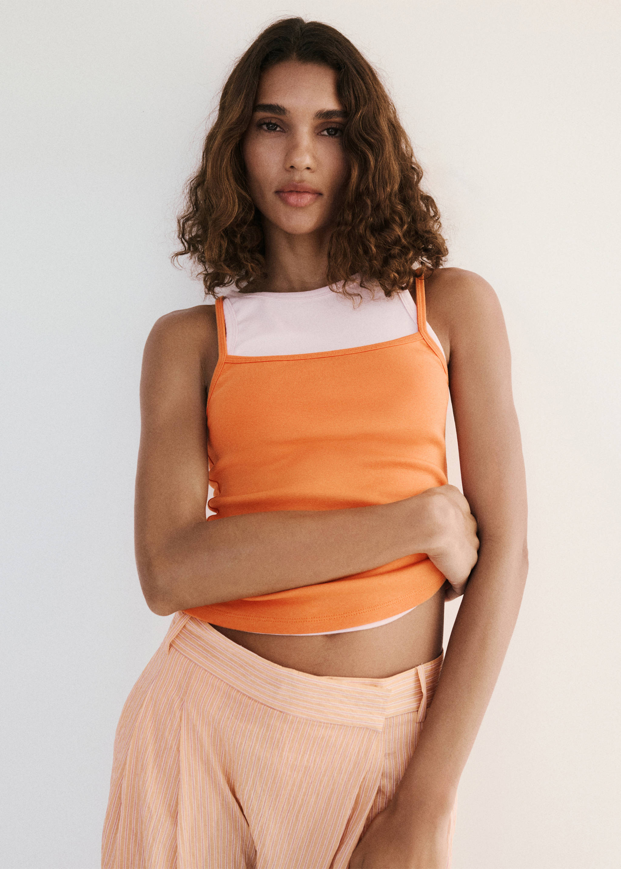 Combination top with thin straps - Medium plane