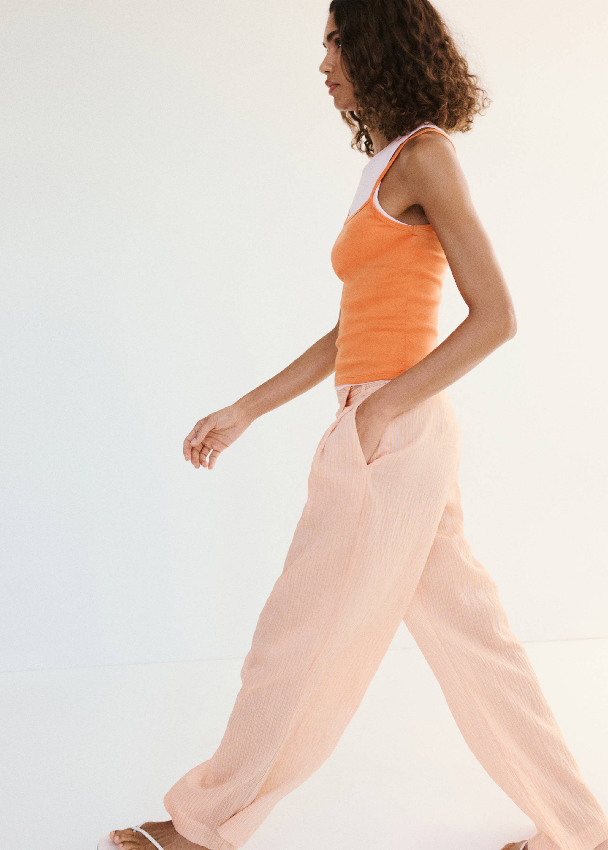 Combination top with thin straps - Details of the article 1