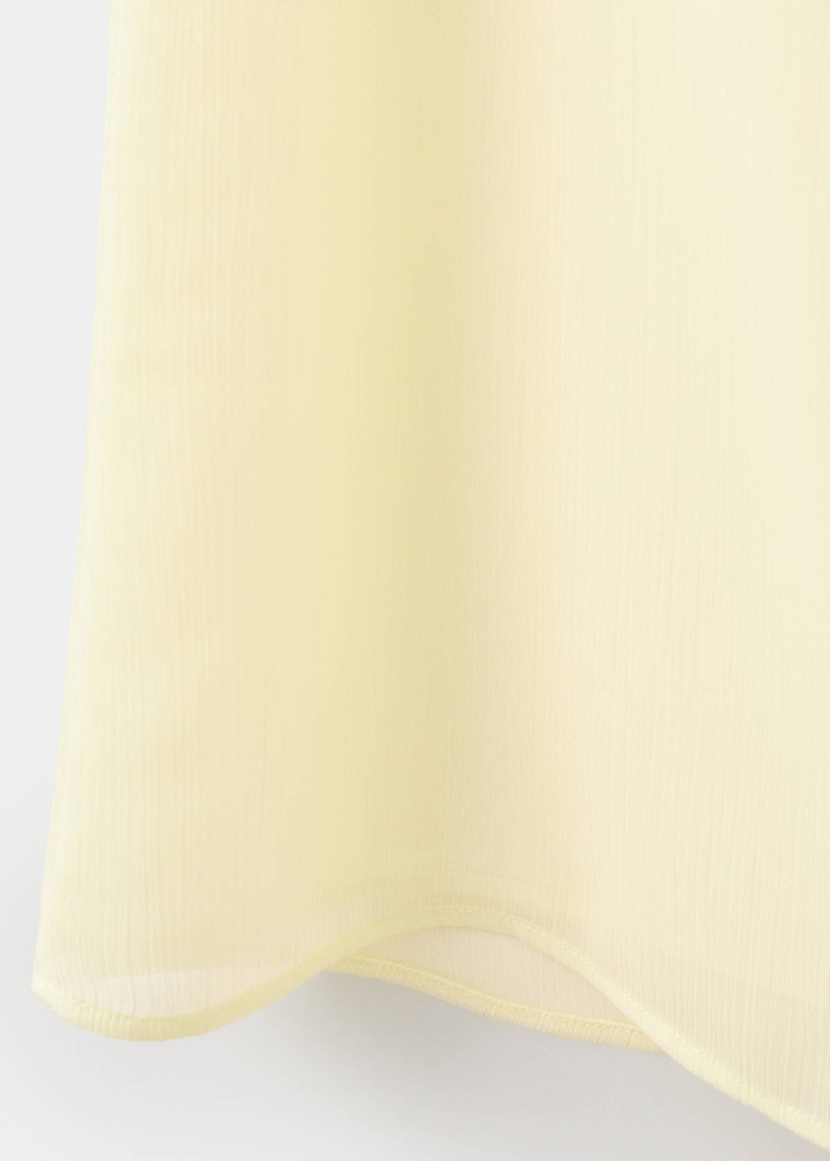 Strapless dress — Yellow