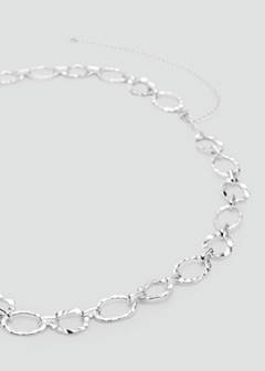 Metal chain belt — Silver 2