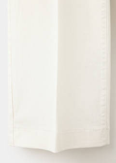 Wide-leg jeans with side buttons — White 9