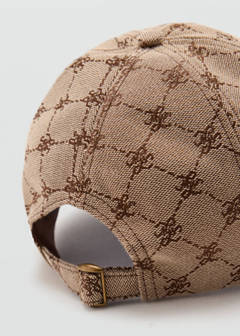 Cap with printed logo — Beige 3