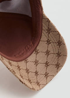 Cap with printed logo — Beige 4