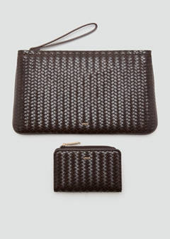 Braided pouch — Chocolate 4