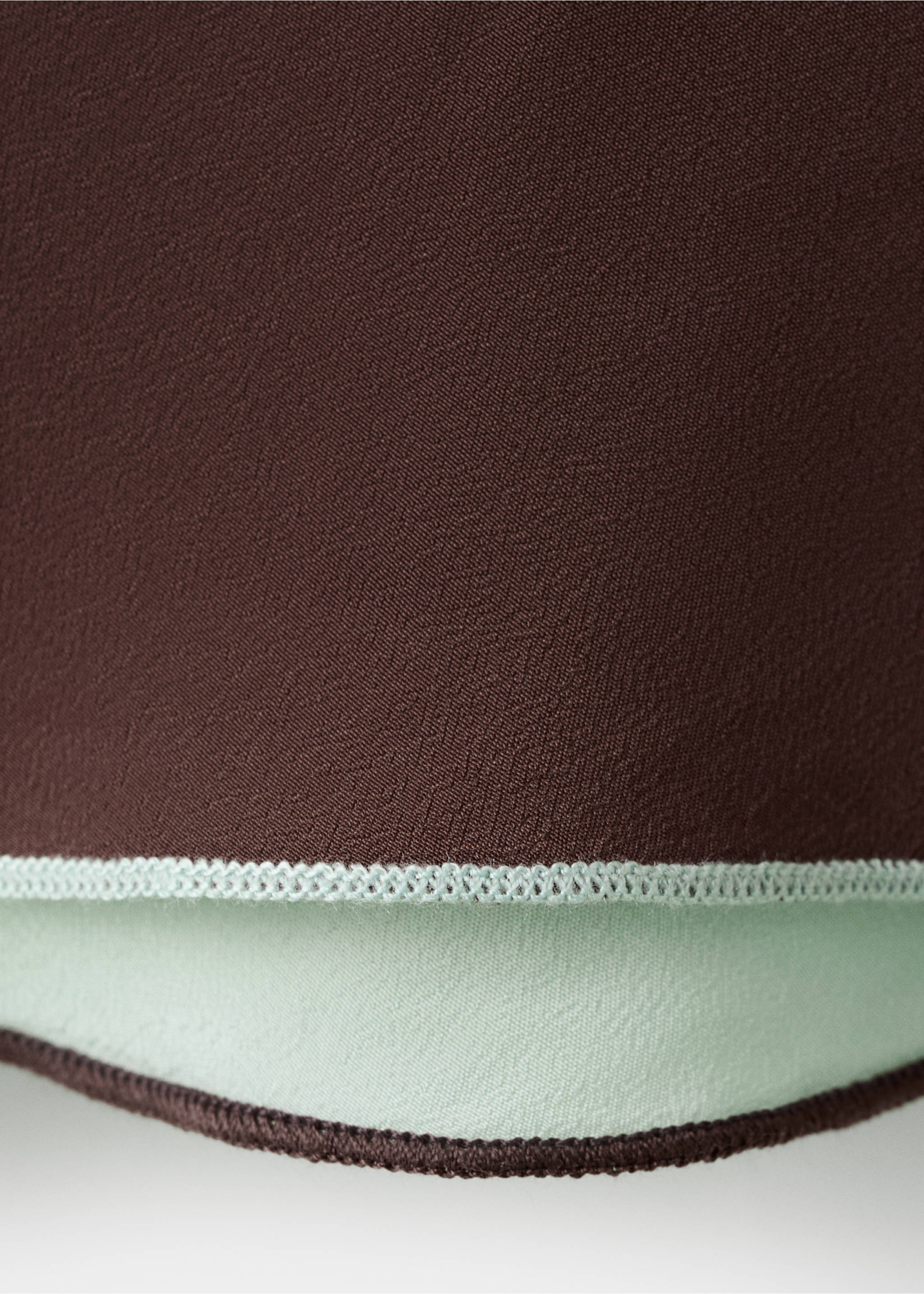 Asymmetric combined top - Details of the article 0, Brown. Ref: 37072527-00.