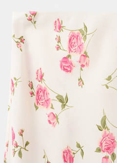 Floral print maxi skirt — Black 6