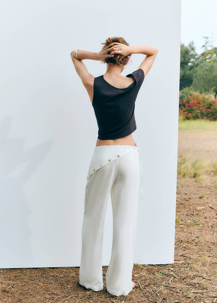Straight scarf trousers — Off White