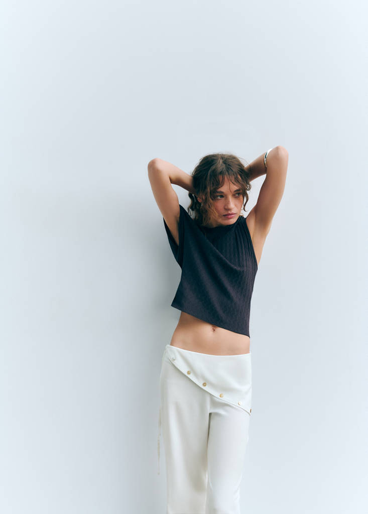 Straight scarf trousers — Off White