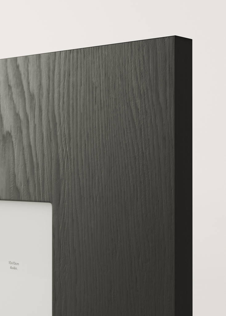 Medium wooden photo frame — Black