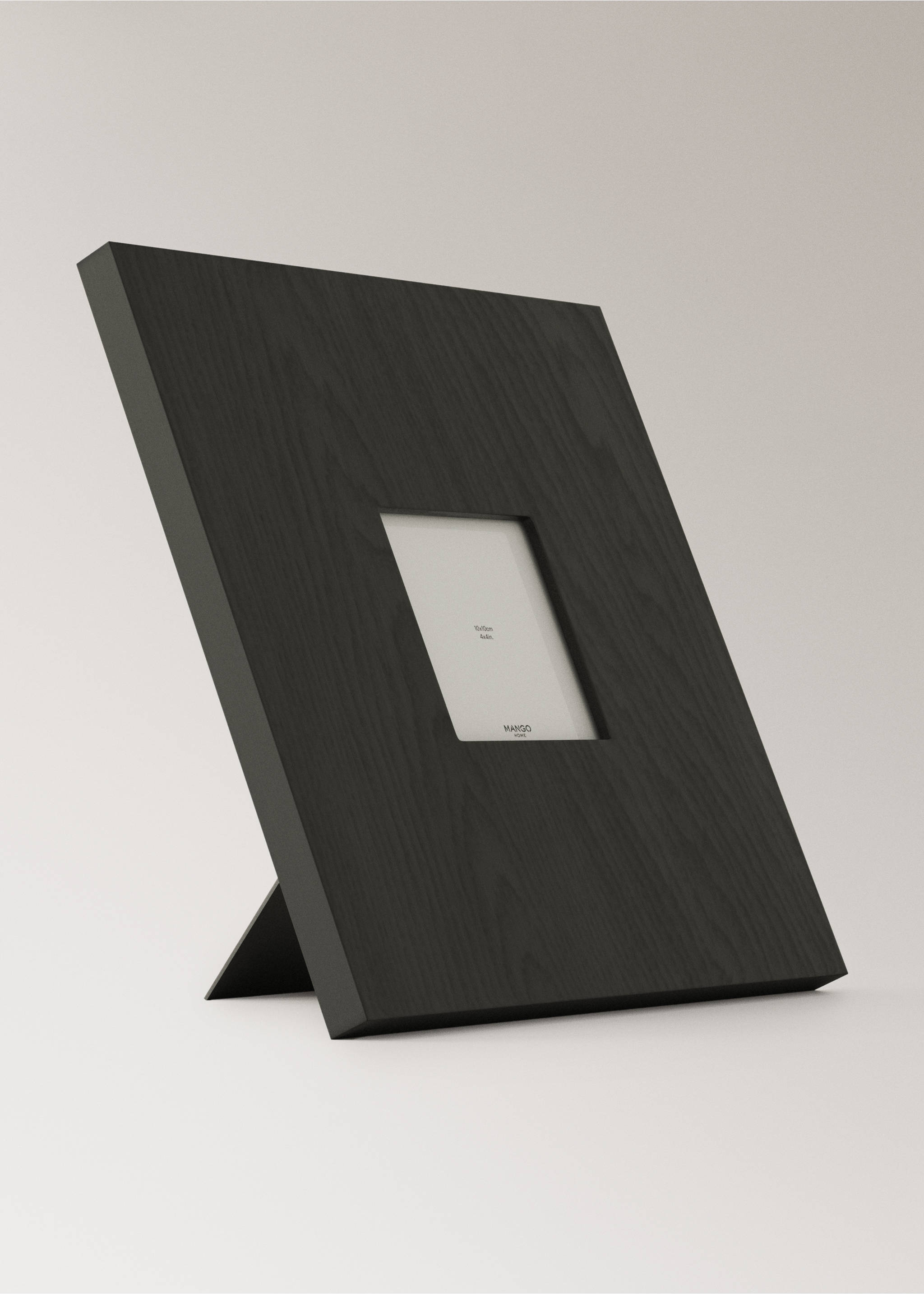 Wooden photo frame - Details of the article 4, Black. Ref: 37072533-00.