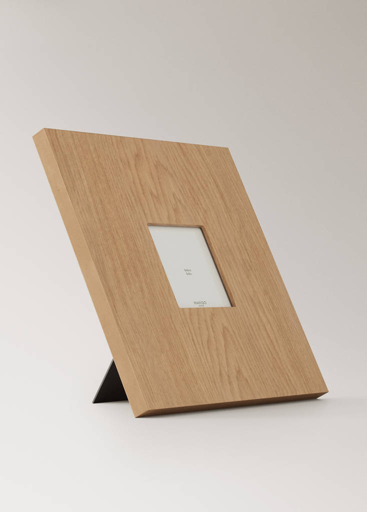 Medium wooden photo frame — Brown