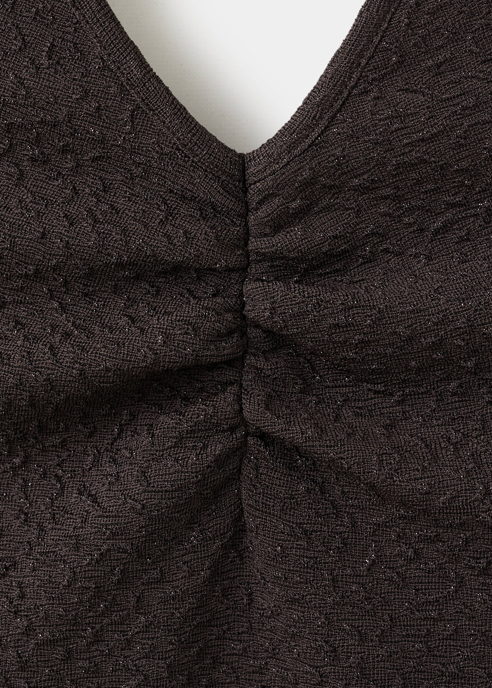 Short halter-neck dress - Details of the article 8
