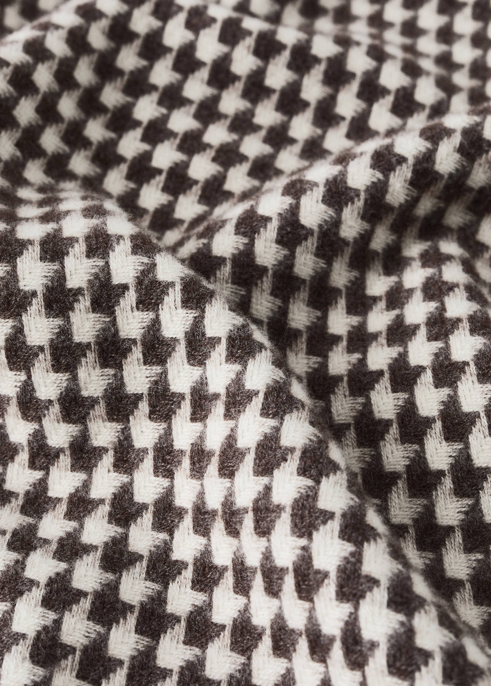 Wool blanket with fringe detail - Details of the article 1