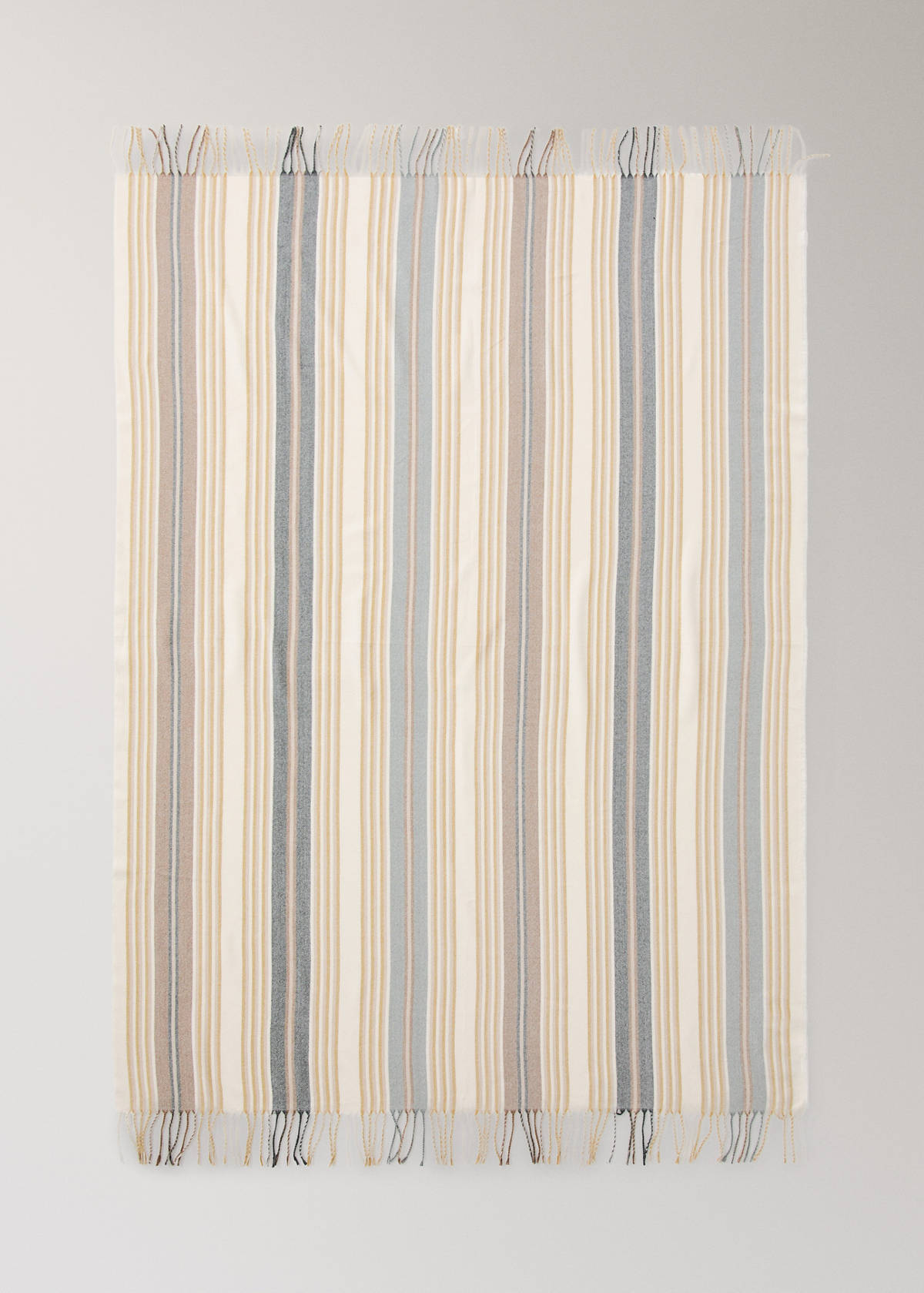 Soft check-pattern blanket — Aqua Green
