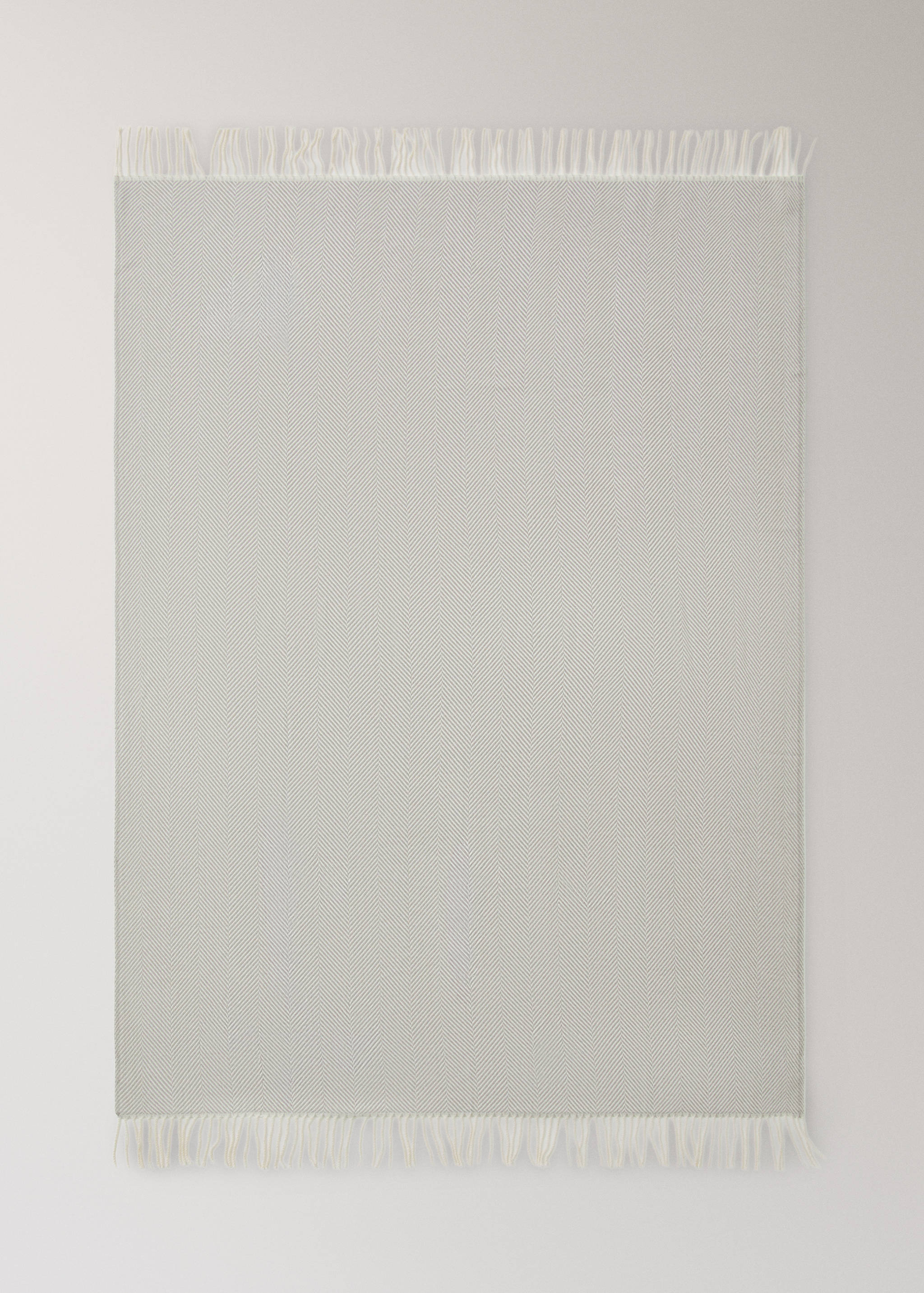 Wool blanket with fringe detail - Details of the article 3