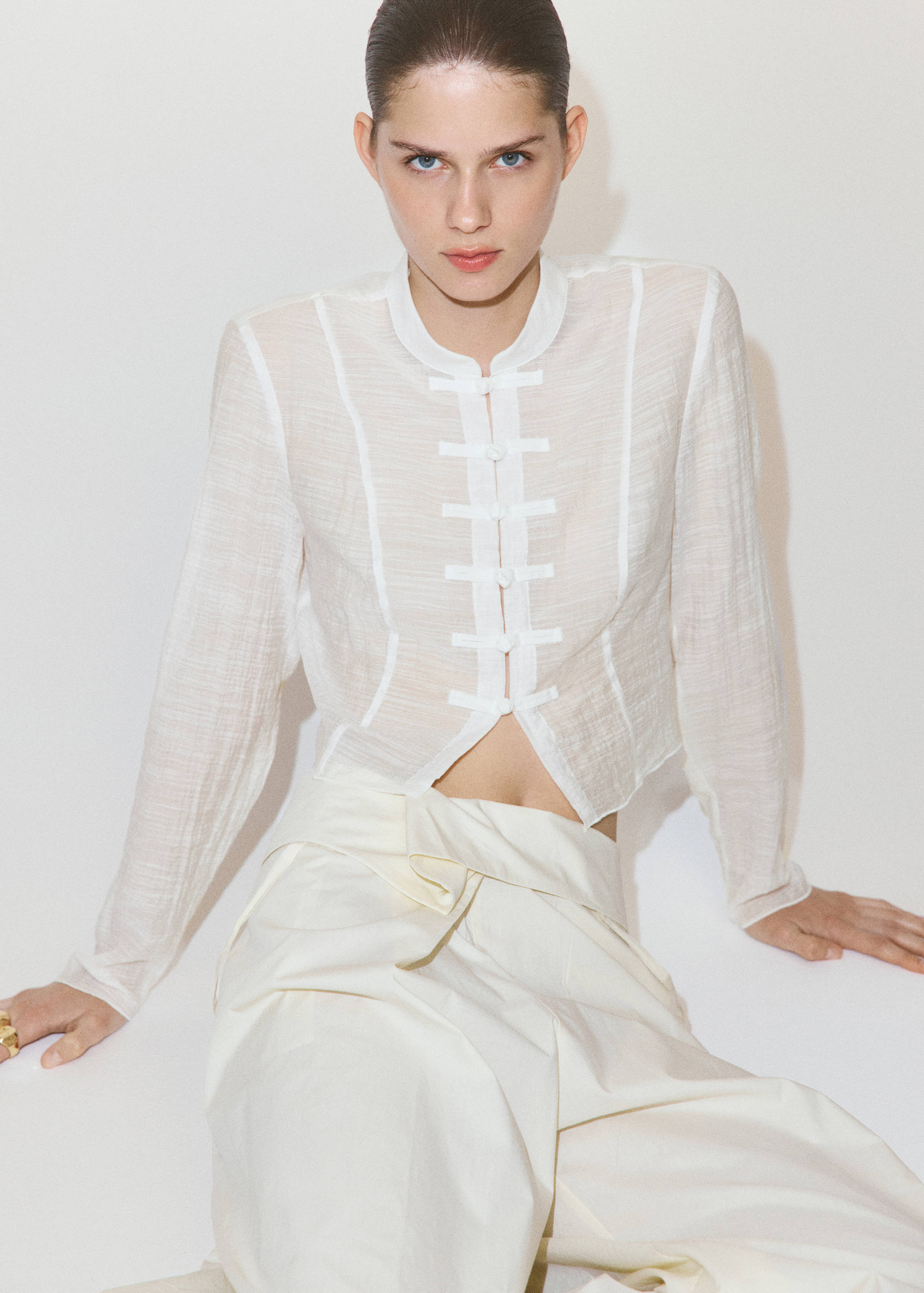 Blouse mandarin - Details of the article 1