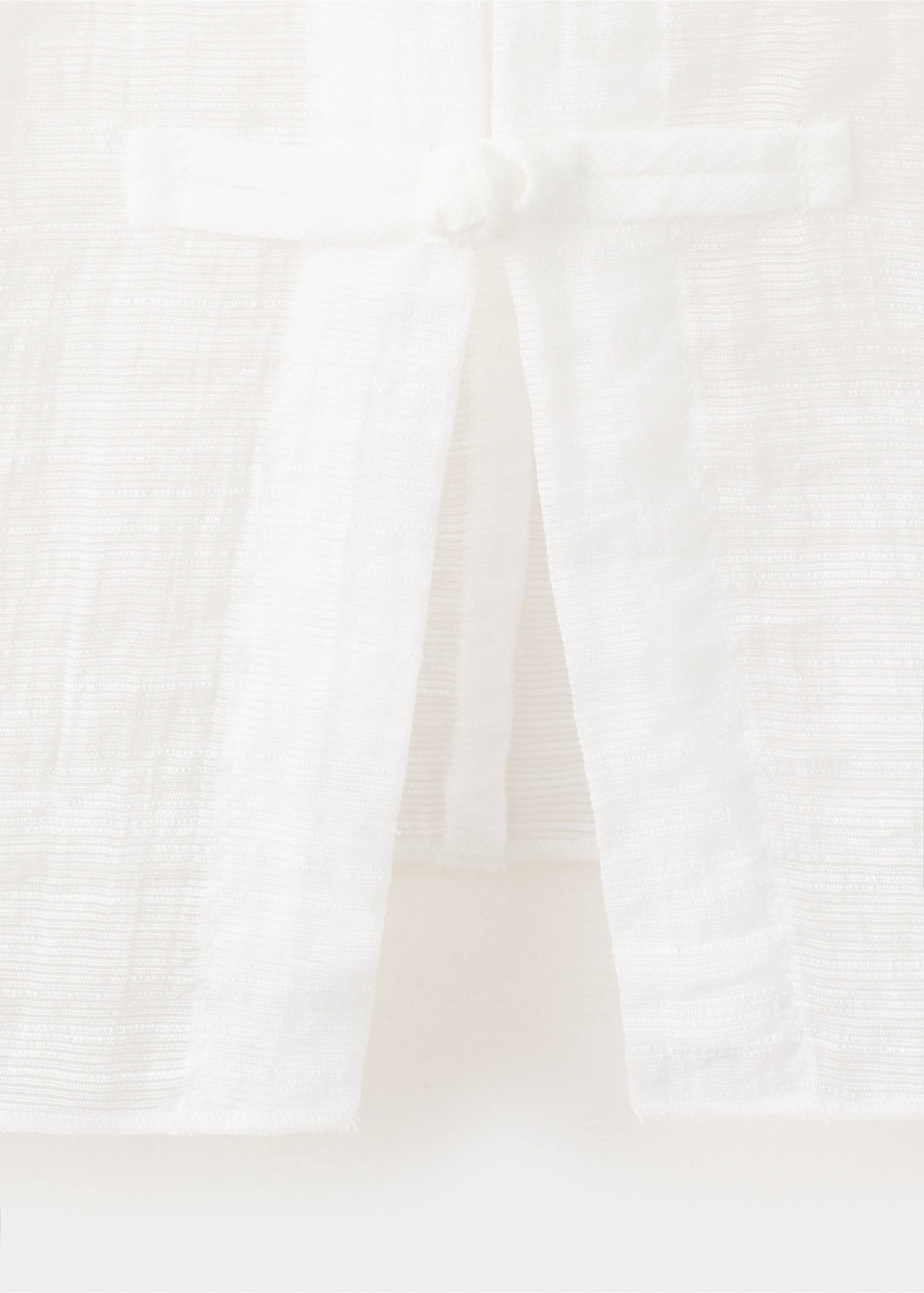 Blouse mandarin - Details of the article 0, Off White. Ref: 37072551-00.