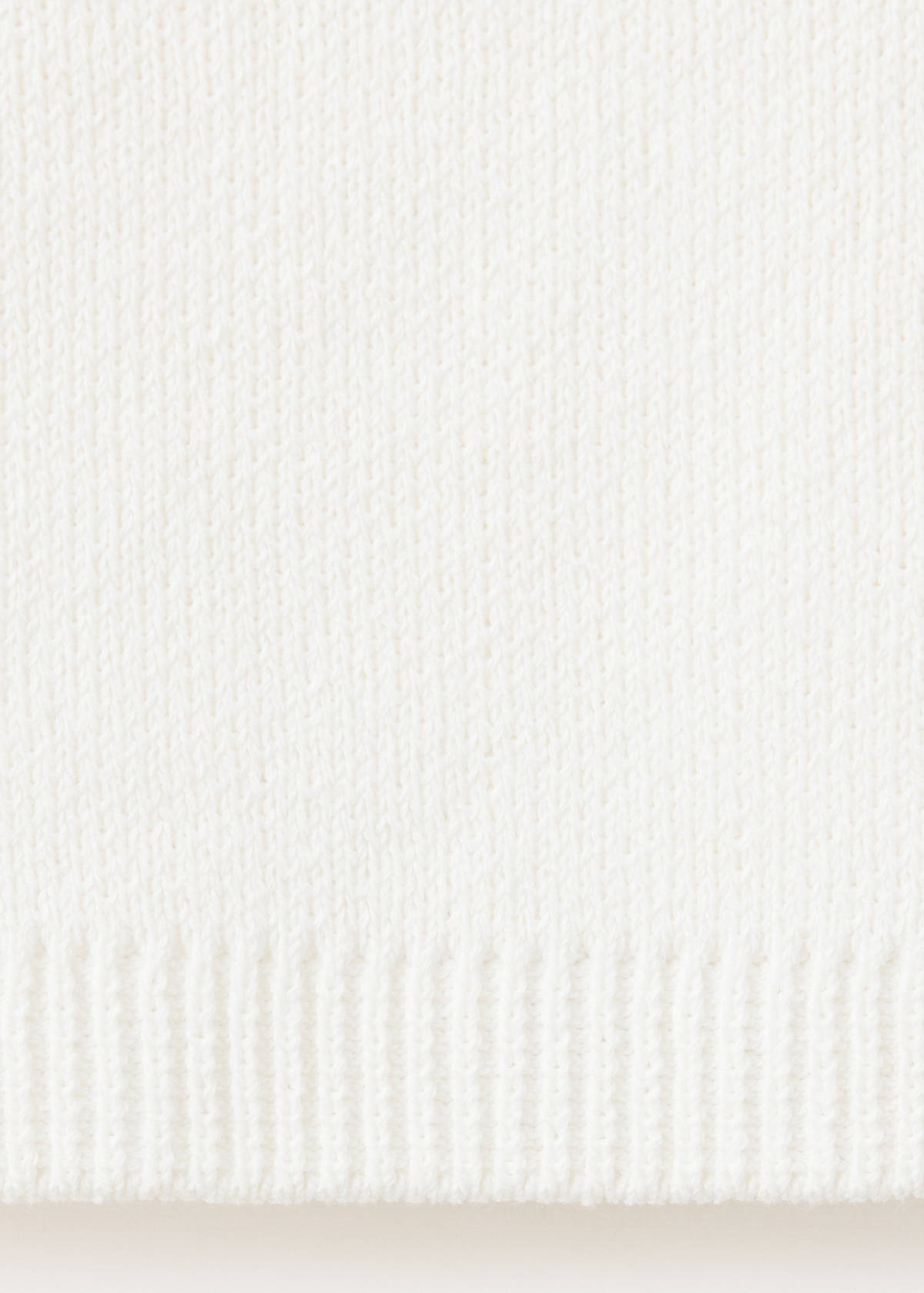 Jumper with metallic detail openings — Ecru