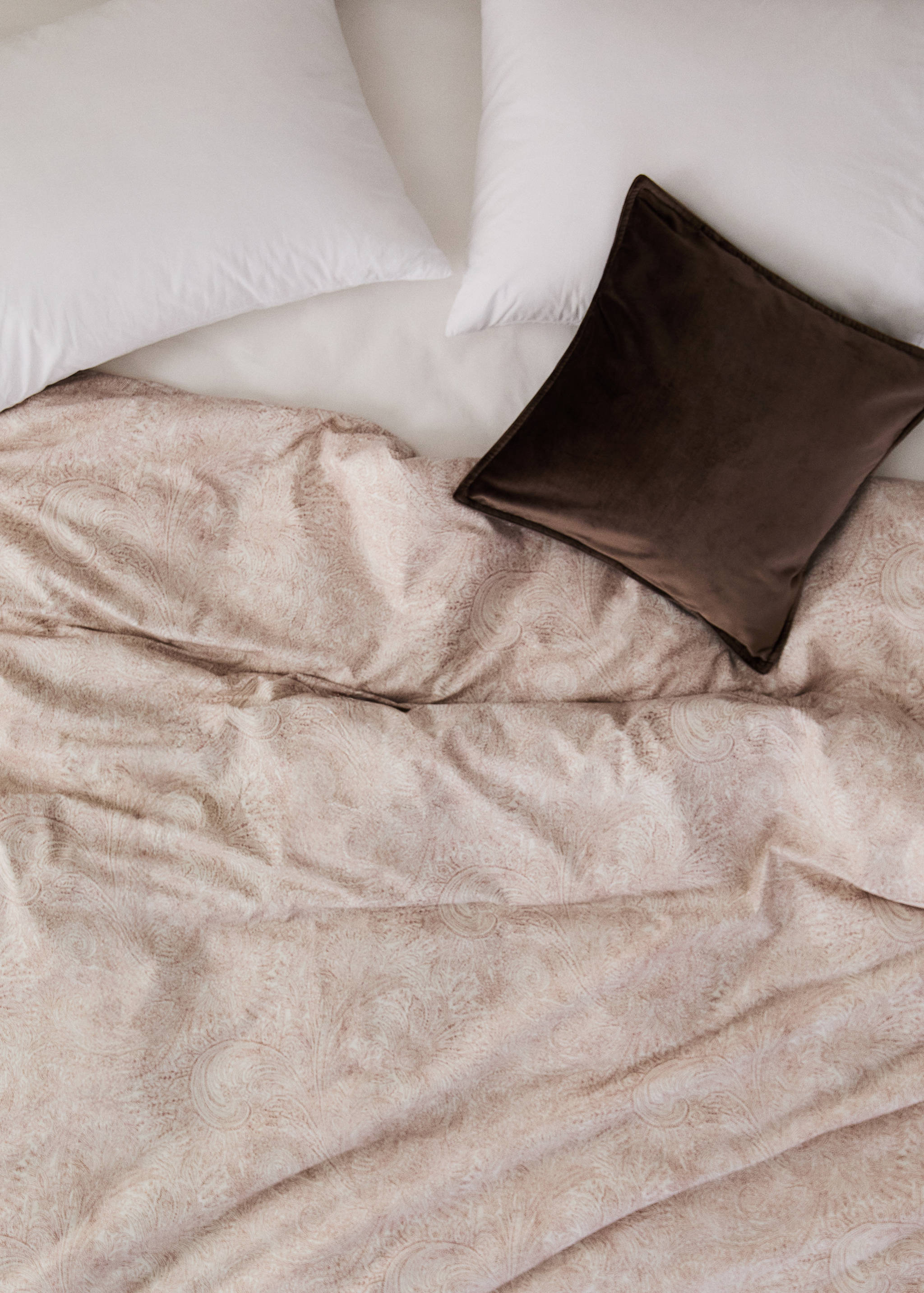 Floral print 200 thread count cotton duvet cover for a 90 cm bed - Details of the article 7