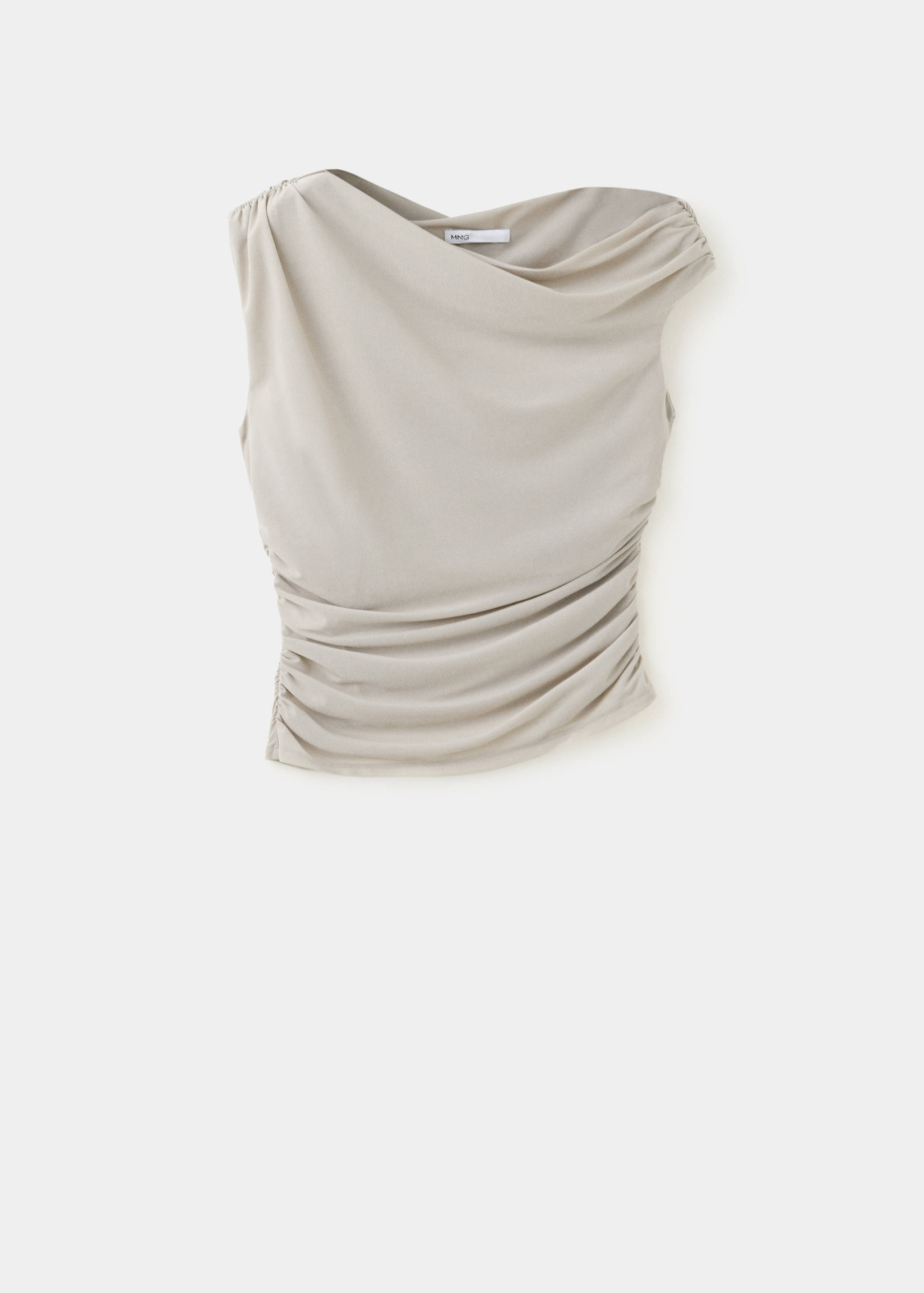 Asymmetrical draped top - Article without model