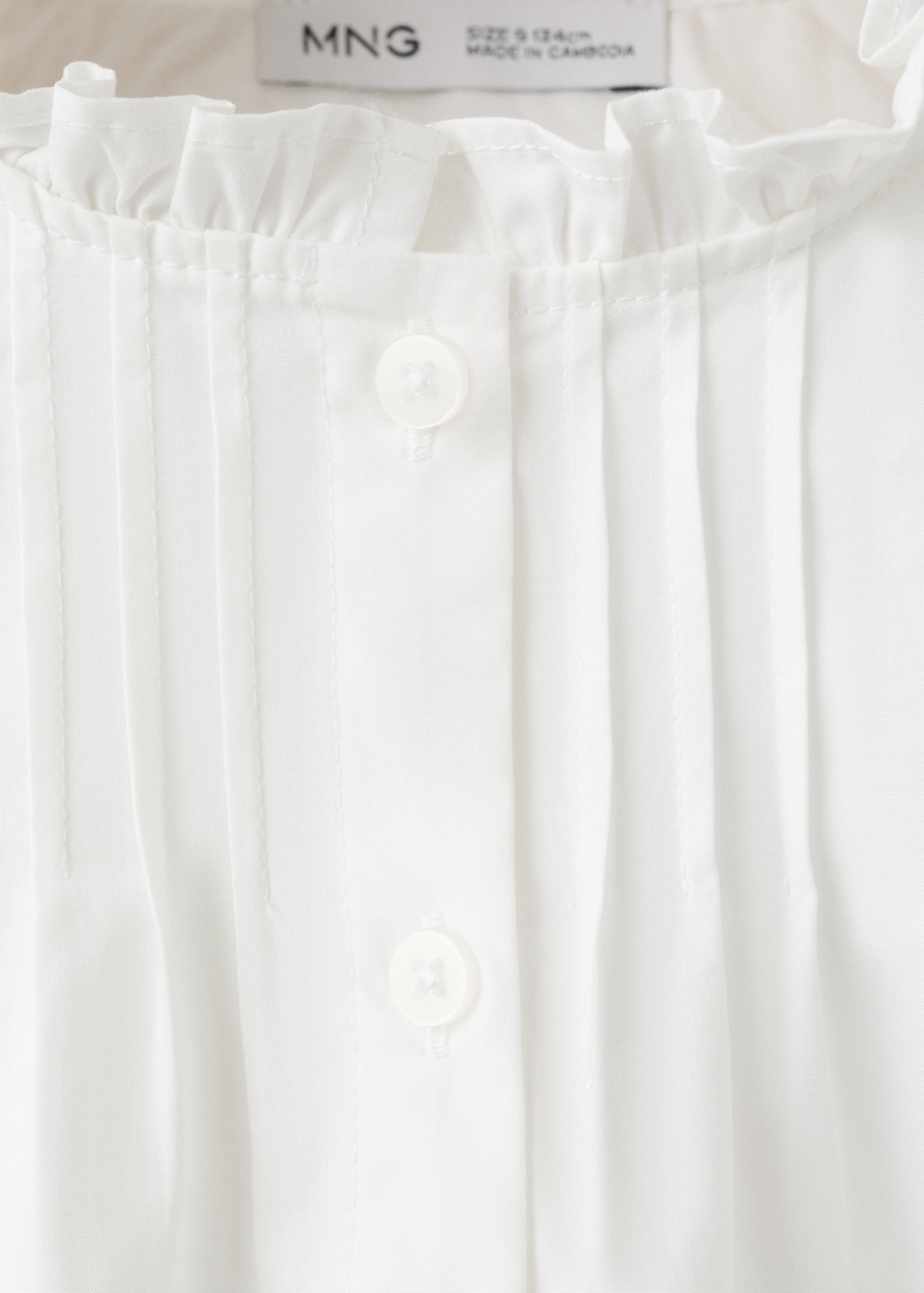 Gathered details cotton shirt - Details of the article 8