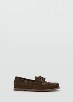 Leather nautical shoes — Brown 1