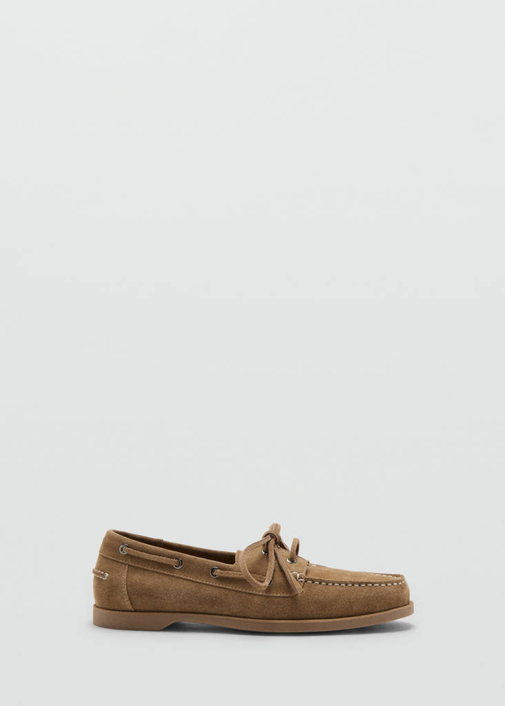 Leather nautical shoes — Leather