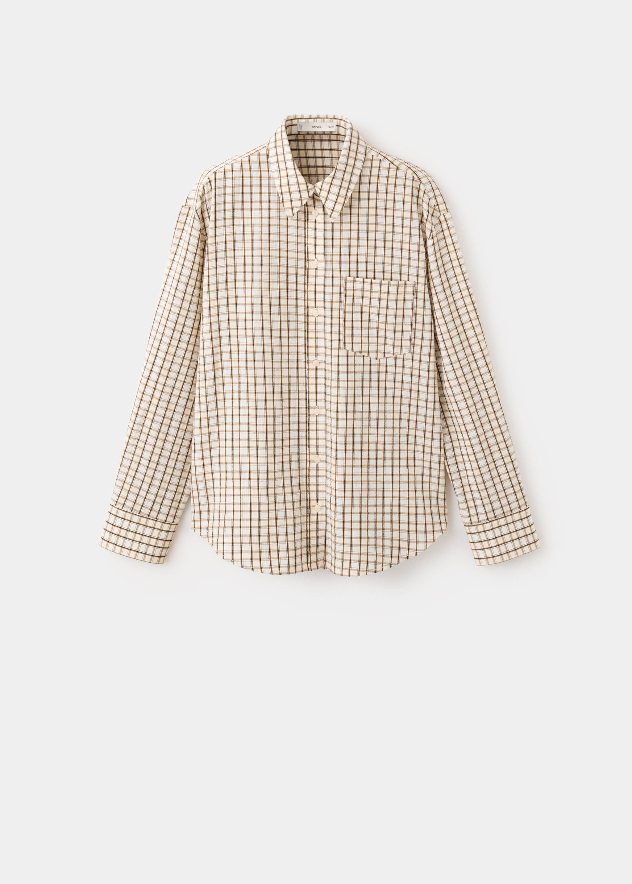 Chemise à carreaux en coton - Article sans modèle