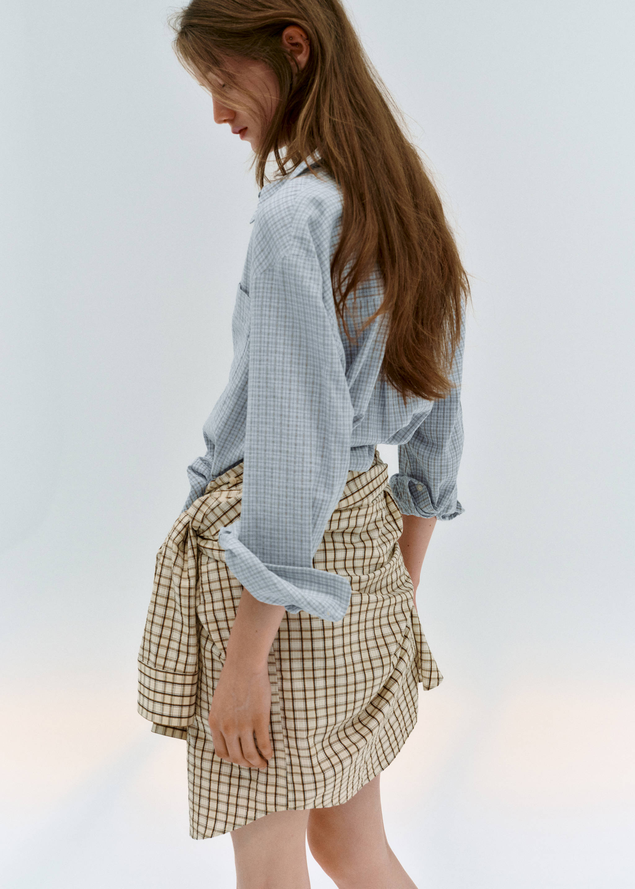 Chemise à carreaux en coton - Détail de l'article 2