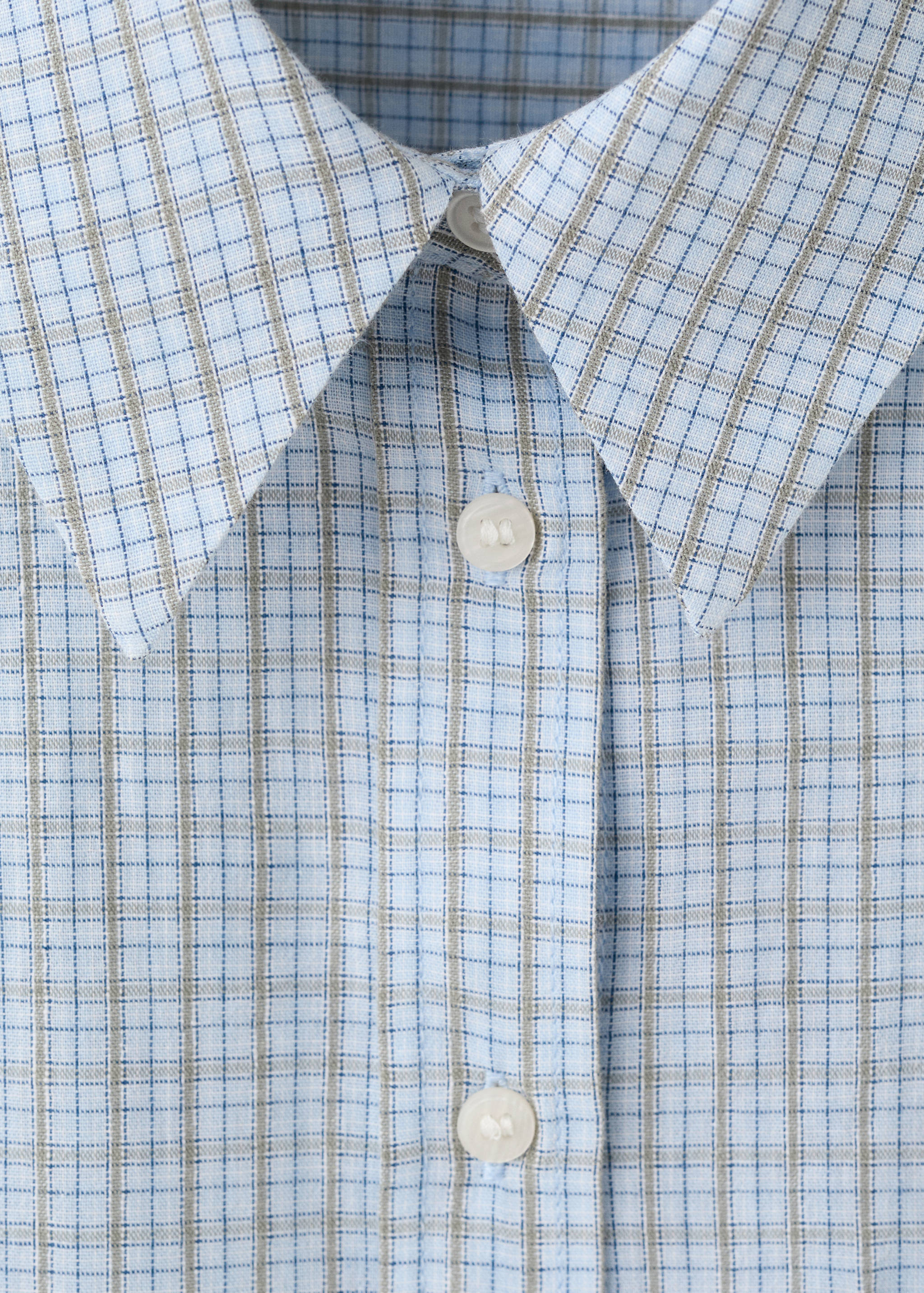 Chemise à carreaux en coton - Détail de l'article 8
