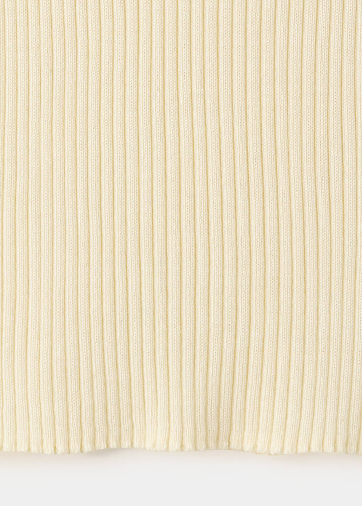 Lace lyocell top — Pastel Yellow
