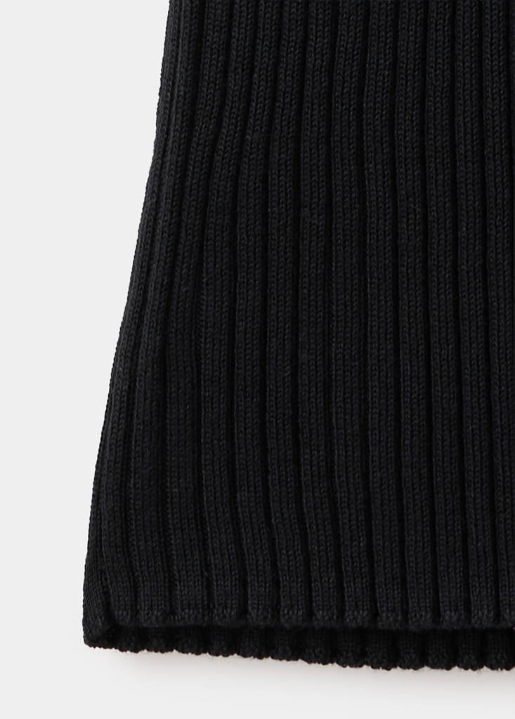 Lace lyocell top — Black