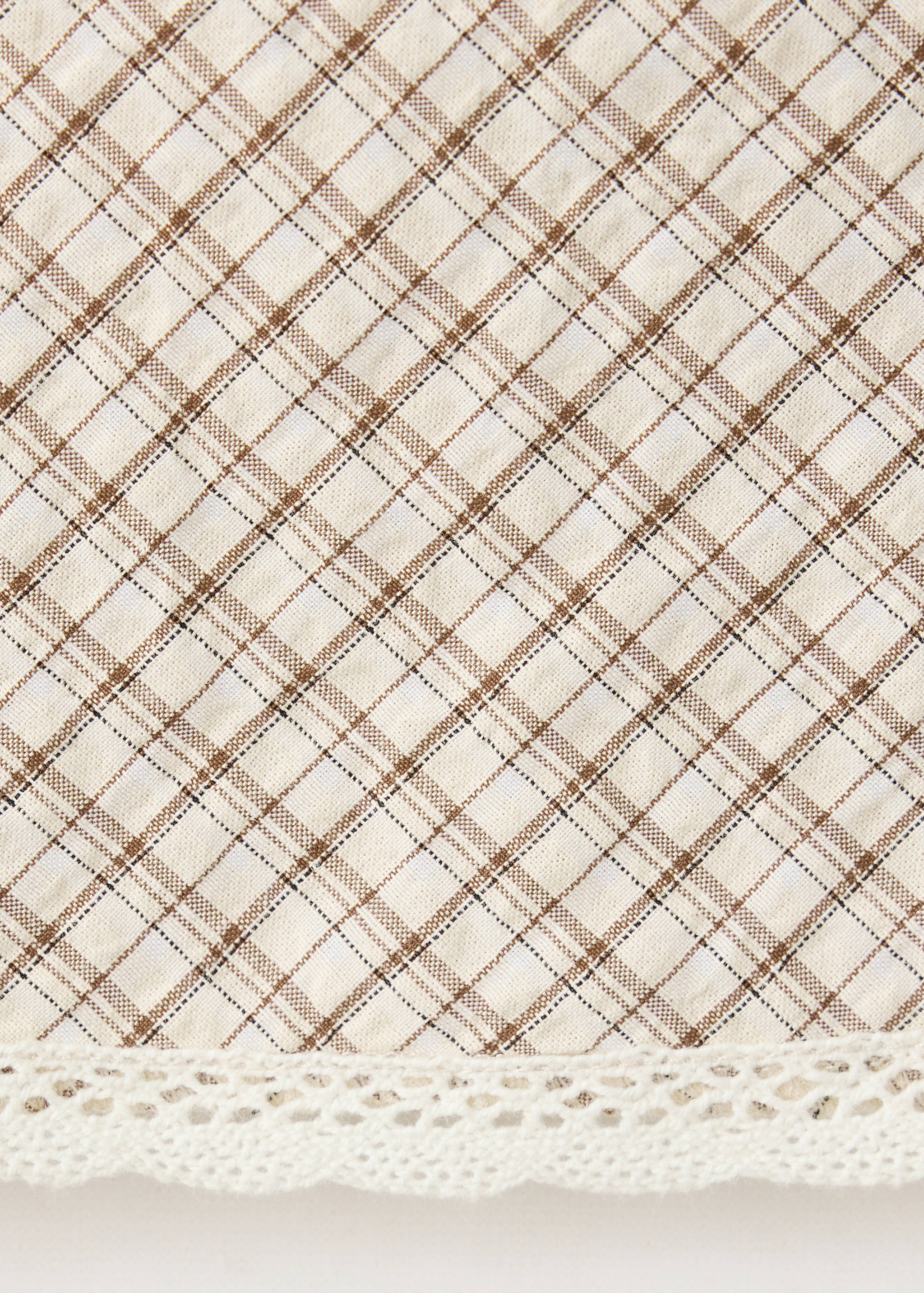 Jupe fluide à carreaux - Détail de l'article 0