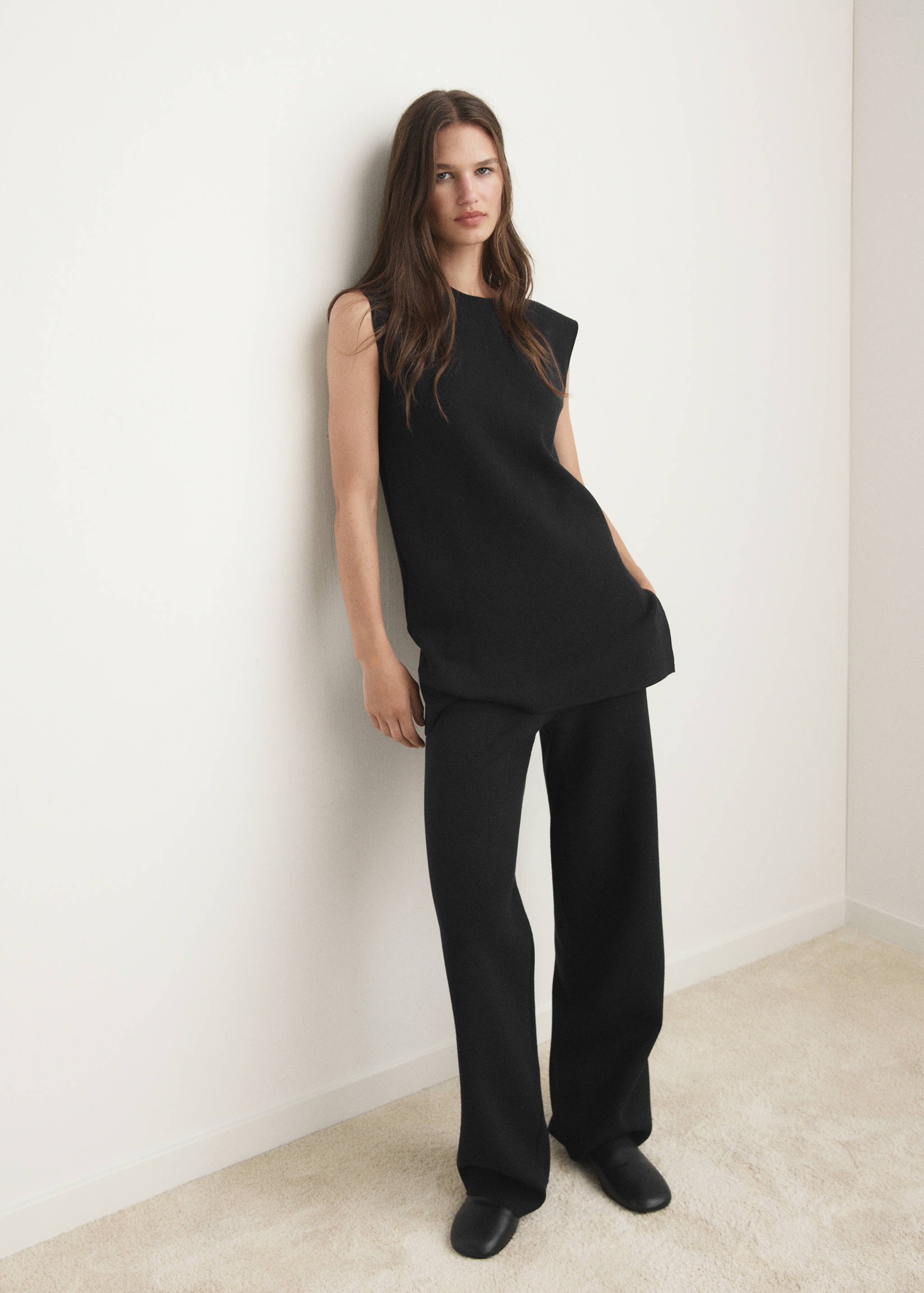 Pantalón pijama punto milano - Plano general
