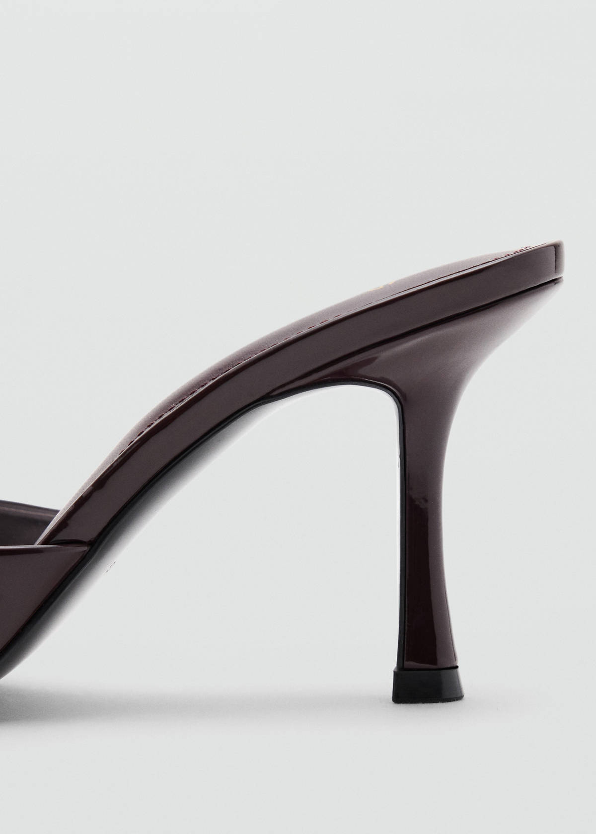 Pointed heel sandals — Burgundy