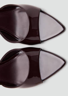 Pointed heel sandals — Burgundy 5