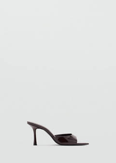 Pointed heel sandals — Burgundy 2