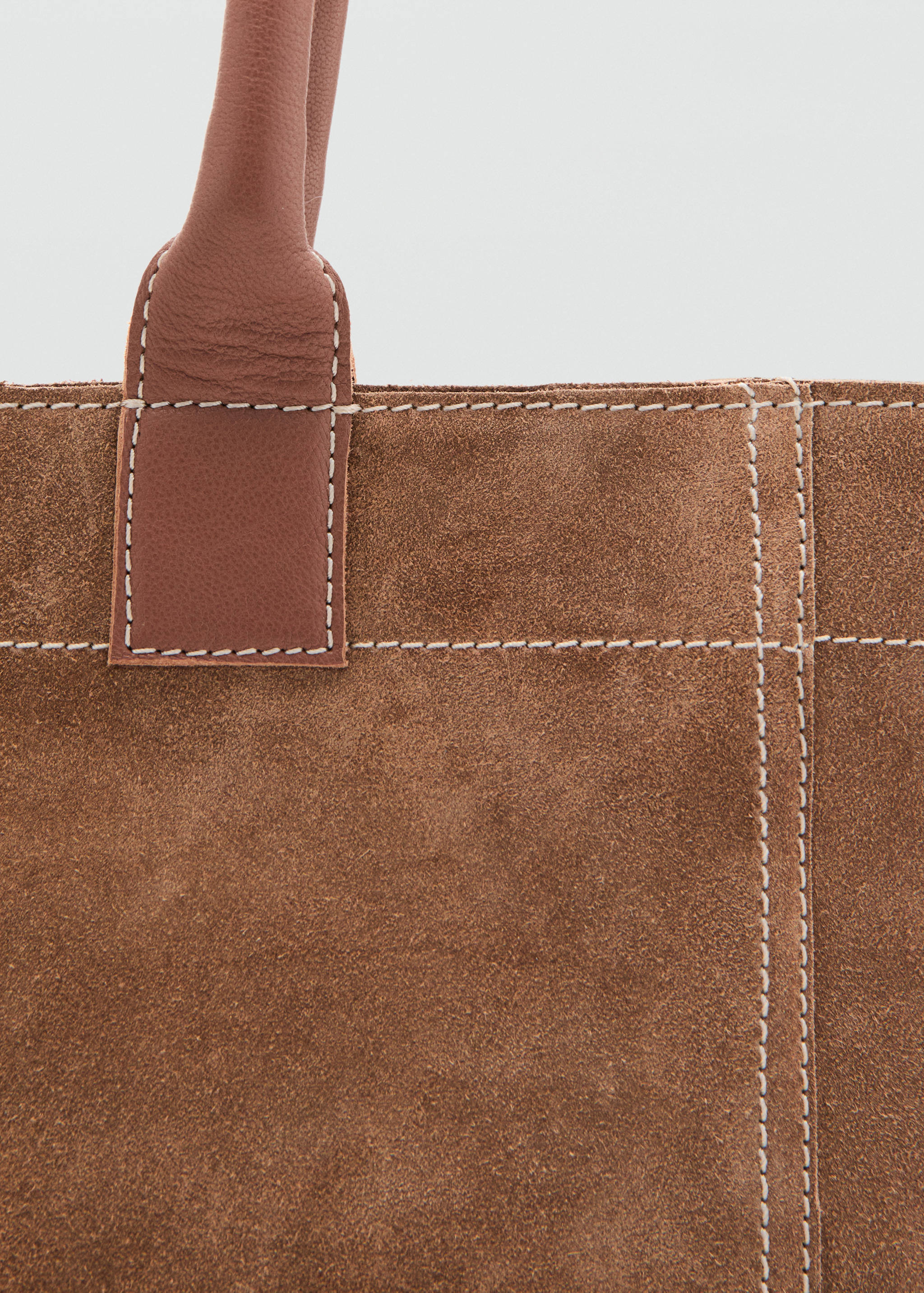 100% split leather bag - Details of the article 1