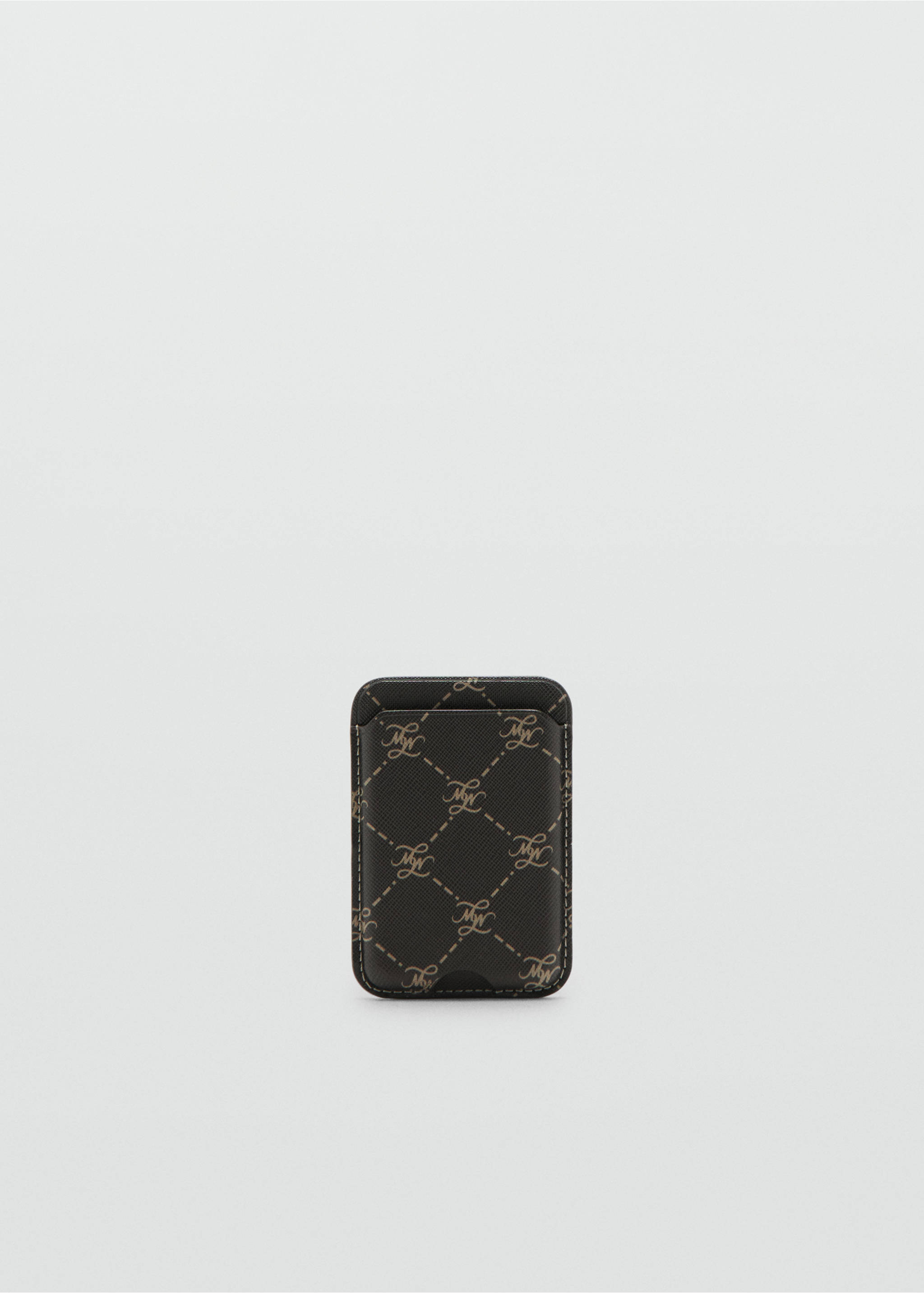 Logo print phone cardholder - Article without model, Brown. Ref: 37072911-00.