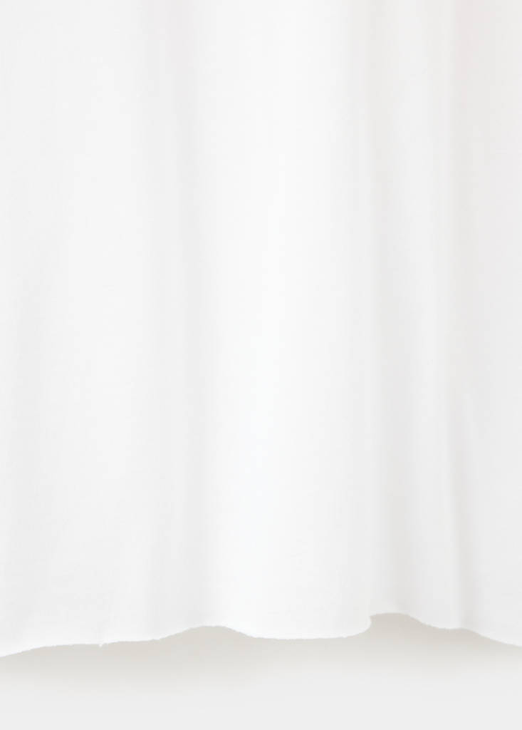 Long-sleeved fitted t-shirt — White