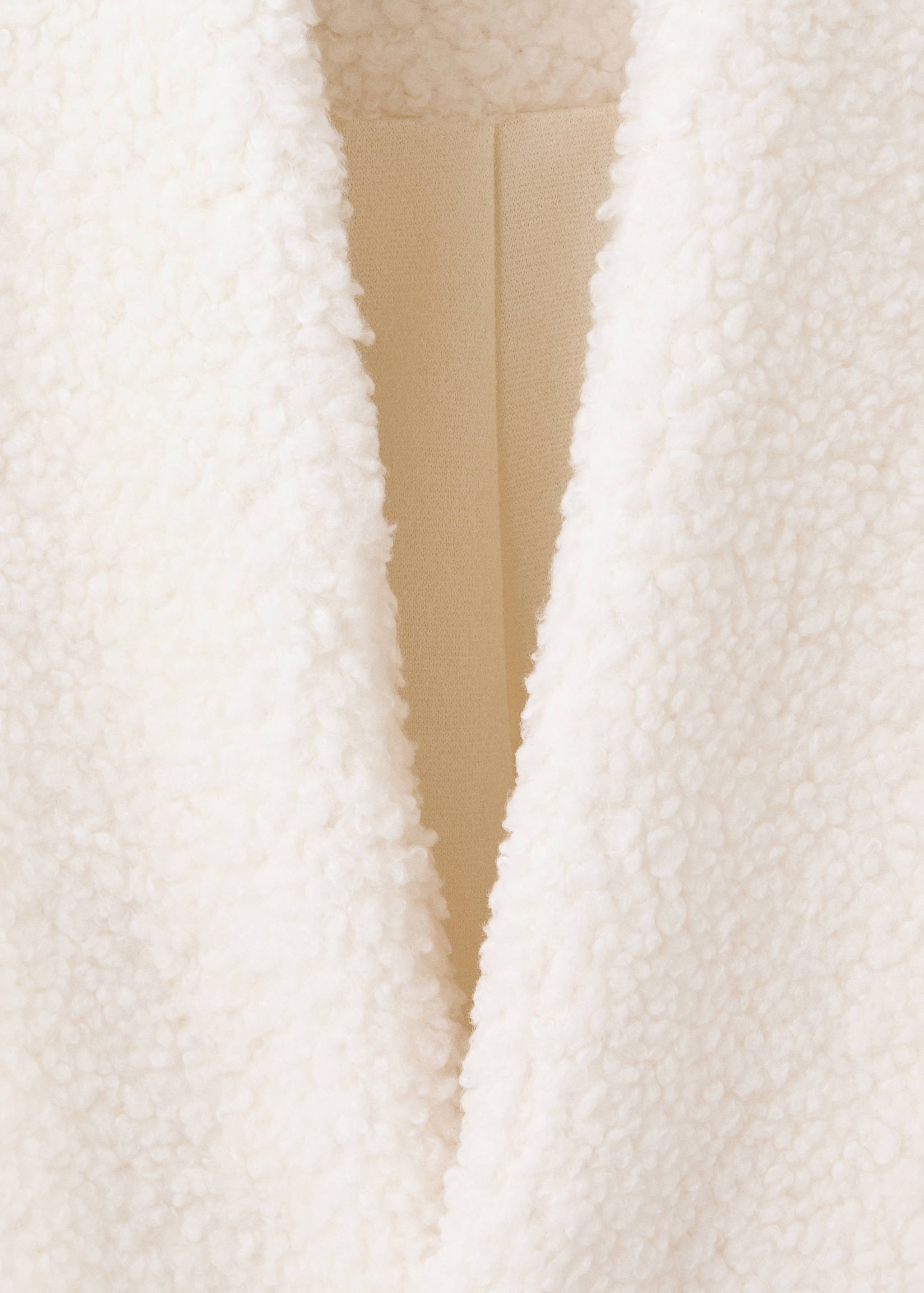 Faux shearling wrap vest - Details of the article 0