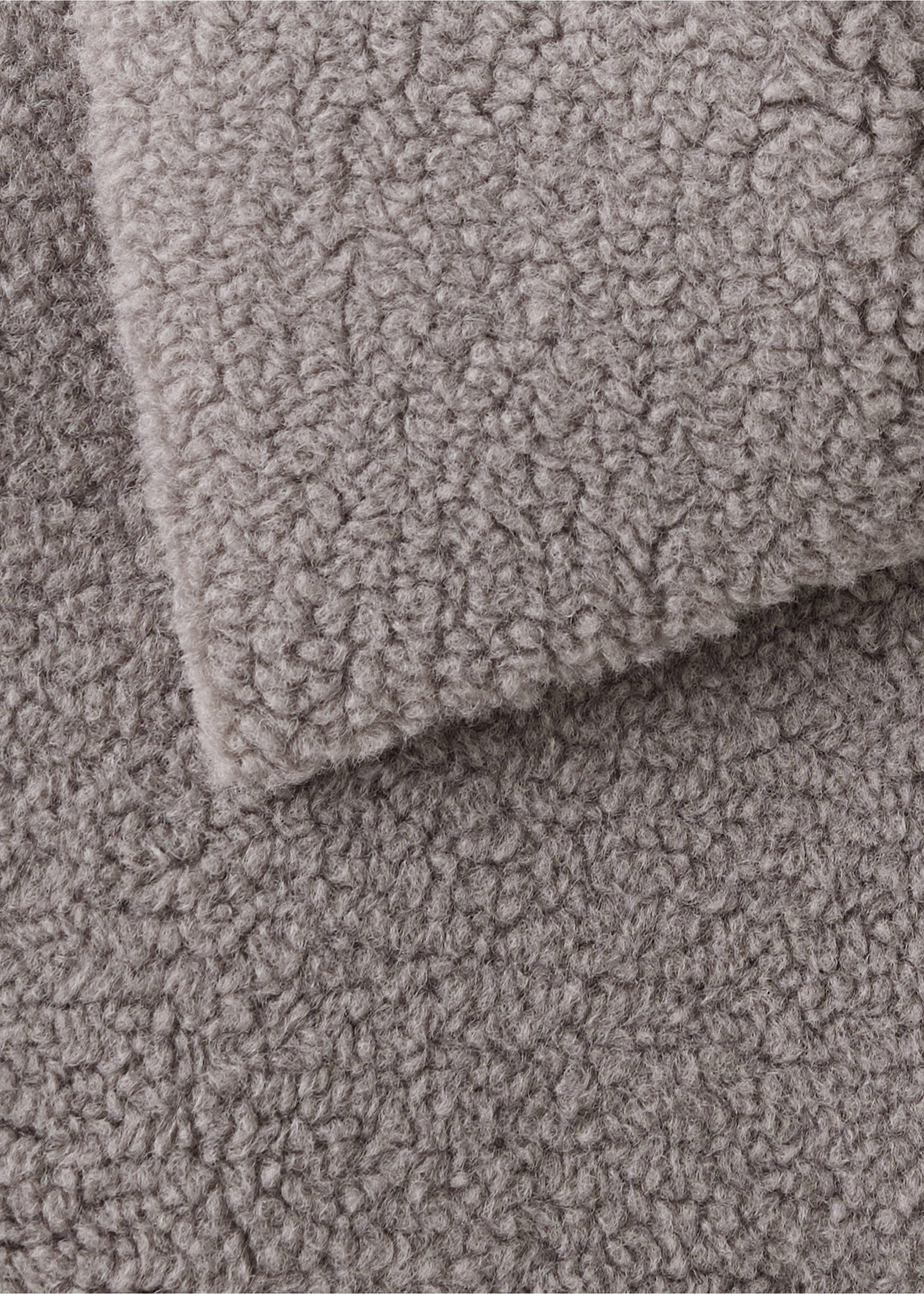 Oversize faux shearling robe - Details of the article 0, Medium Brown. Ref: 37072915-00.