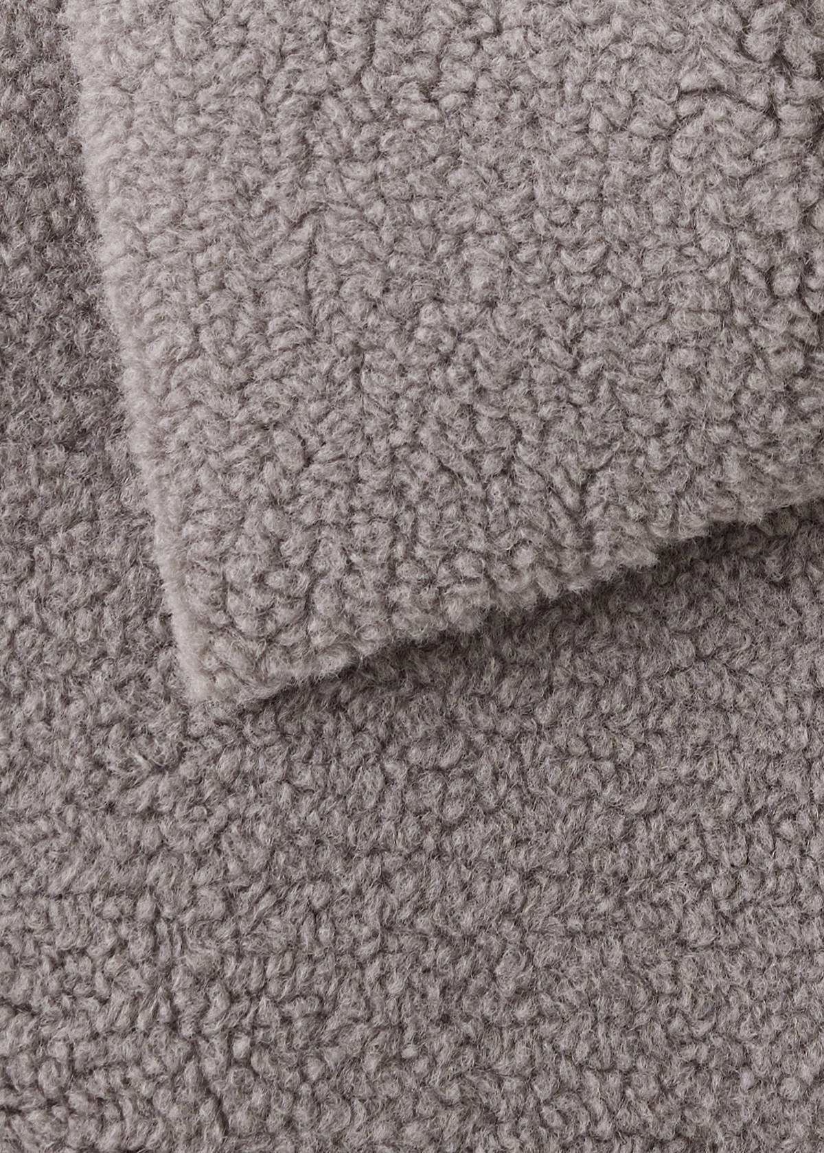Oversized sherpa robe — Medium Brown
