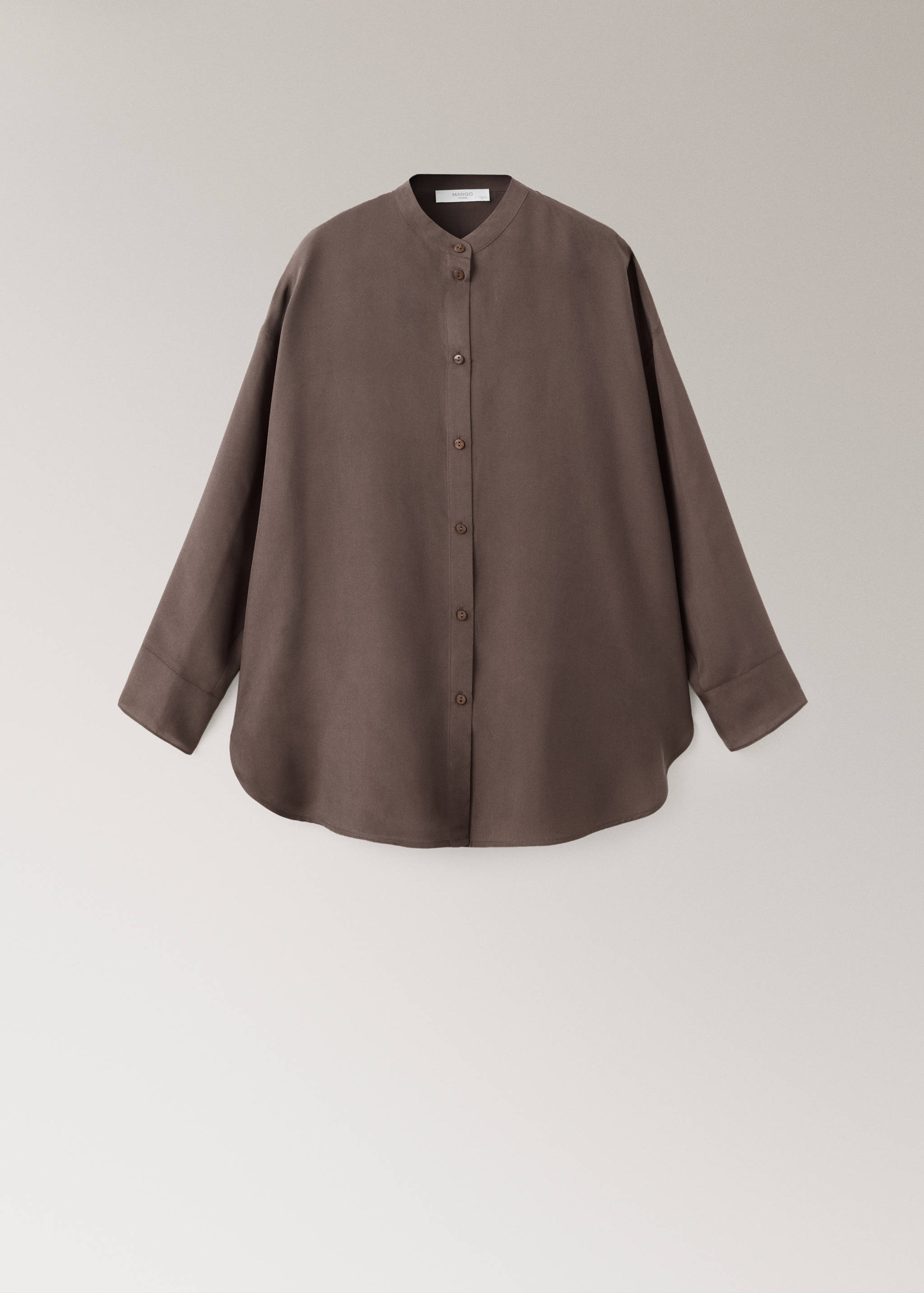 100% washed silk shirt - Article without model